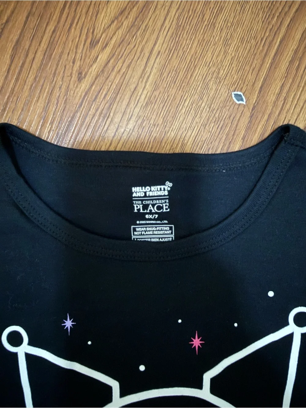 The Children's Place Black 'Kuromi' Character Graphic Long Sleeve Tee